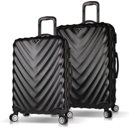 Zoozie Bags Juego de Maletas de 2 Piezas Negro